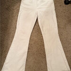 MOTHER white denim jeans